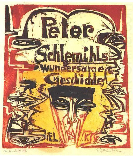 Ernst Ludwig Kirchner Peter Schemihls miraculous story oil painting picture
